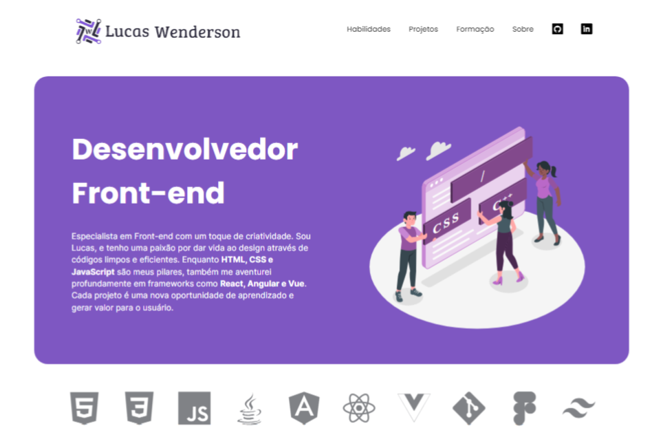 Lucas Wenderson | Desenvolvedor Front End